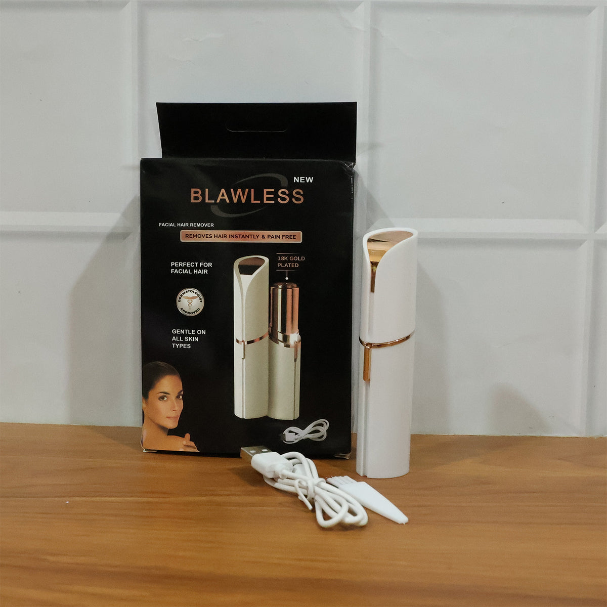 Rechargeable Facial Hair Remover Set For Women   1 Set