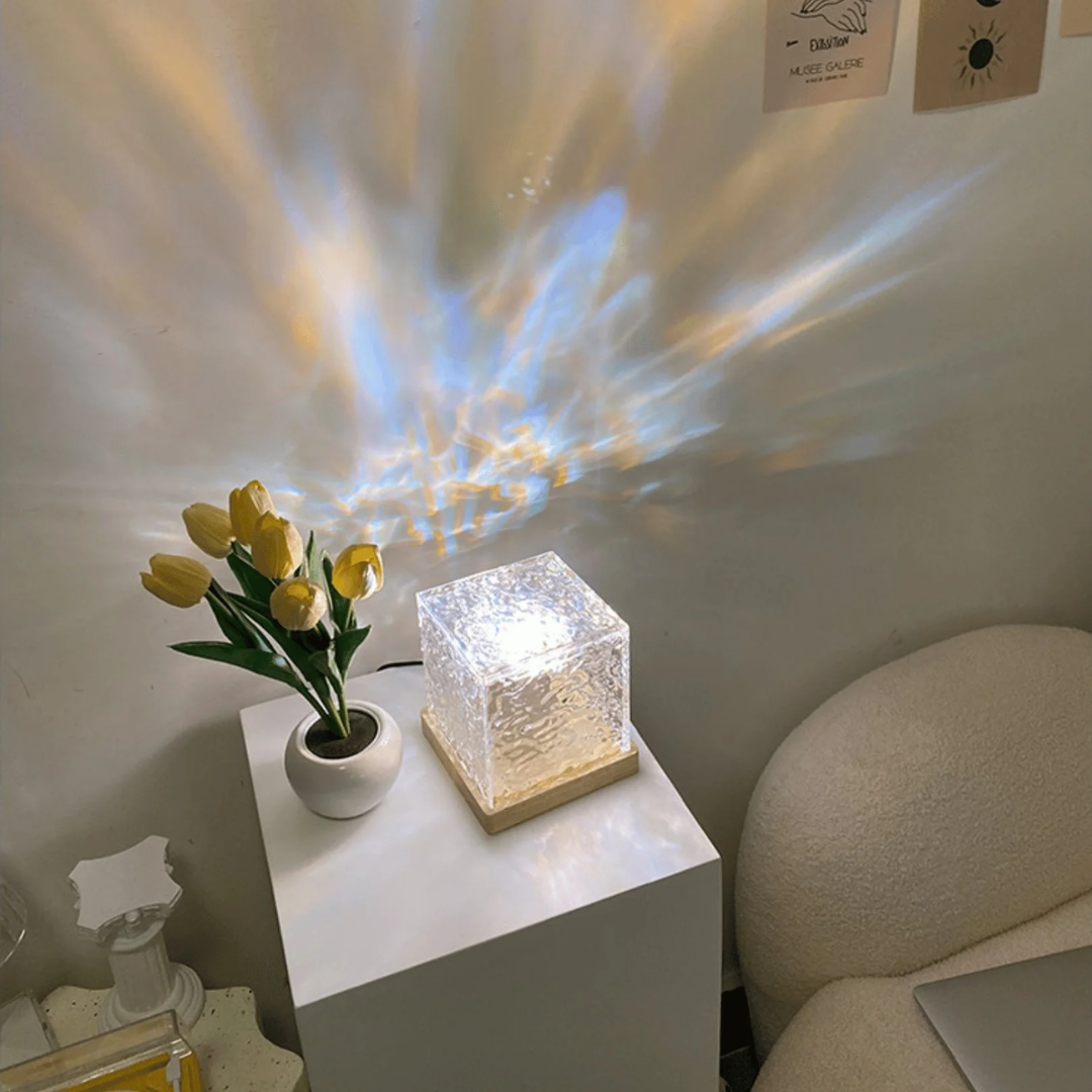 Ocean waves lamp