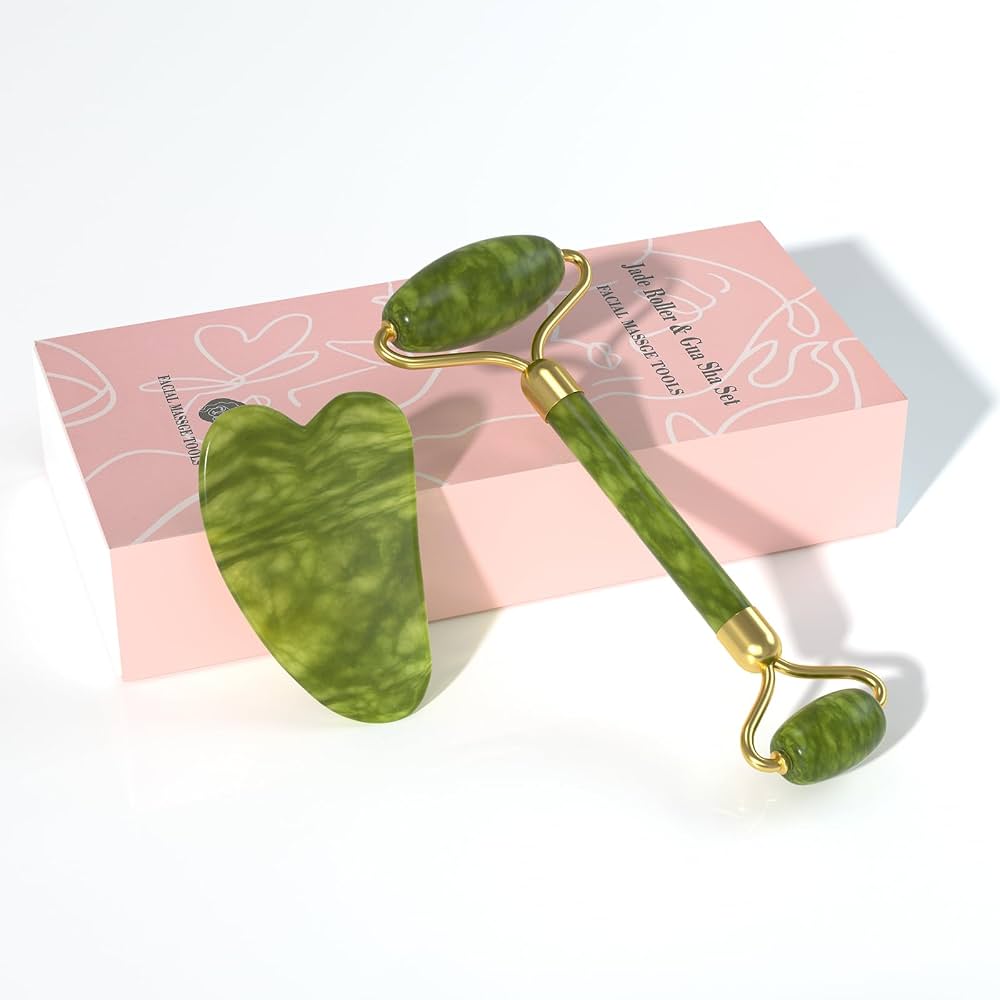 Jade roller+ free guasha (diwali offer)
