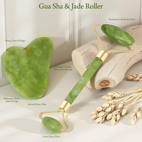 Jade roller+ free guasha (diwali offer)