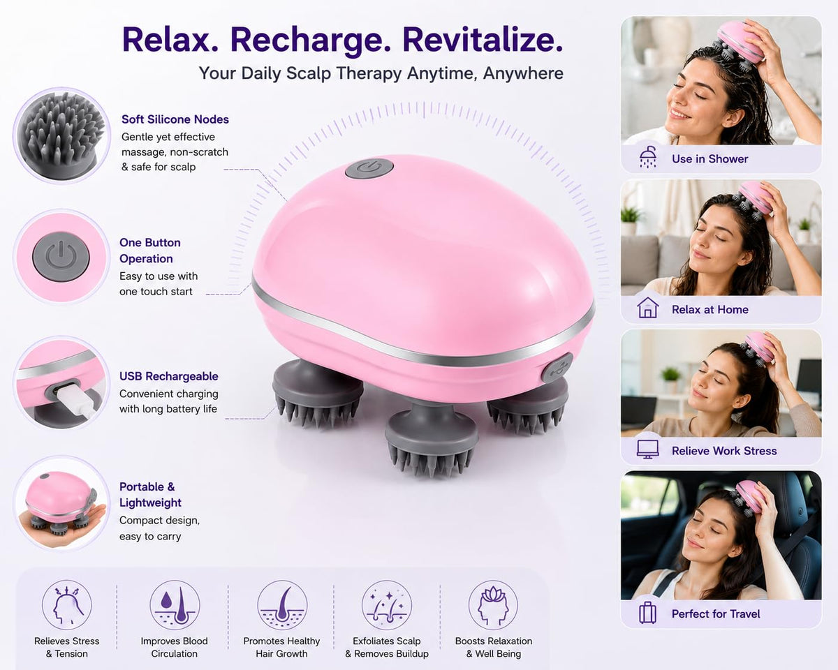 Shiatsu Therapy Electric Head Massager (Diwali Special Edition)