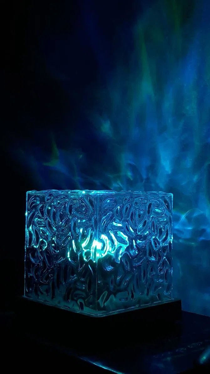 Ocean waves lamp