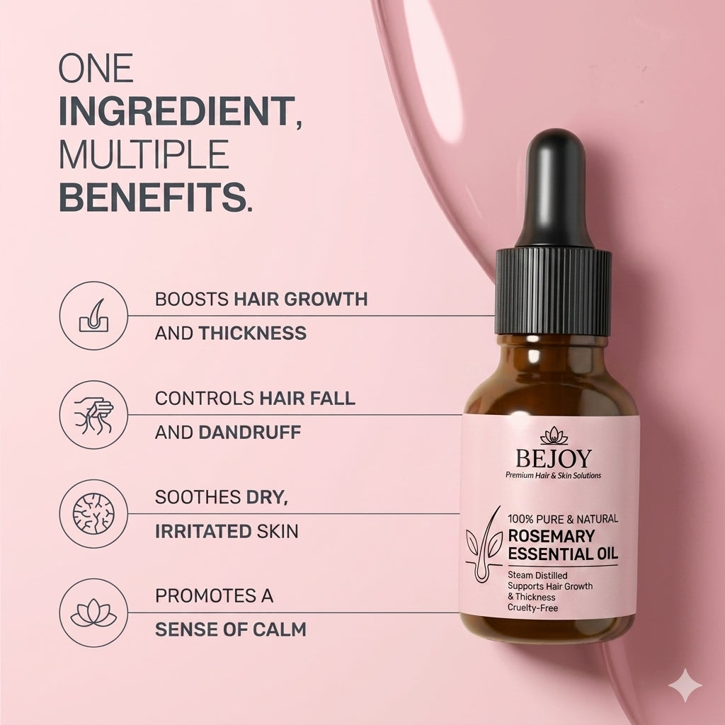 Vegan Natural rosèroots hair oil (30 ml pack) + free Scalp massager